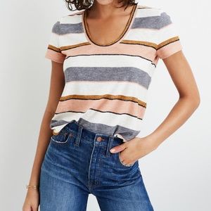 Madewell Alto Scoop Stripe Tee